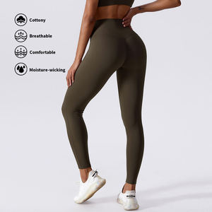 Ensemble 2 pièces de leggings taille haute pour femme, avec bretelles croisées et design torsadé, sans couture, couleur unie, pour le yoga - Product Image 3