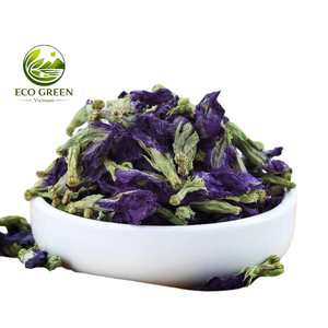 Fleur de pois papillon naturelle séchée biologique, thé bleu, boisson à base de plantes, ingrédient colorant alimentaire, approvisionnement en vrac, Vietnam - Product Image 1