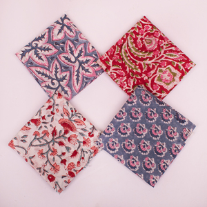 Unisex Bohemian Style <b>Wraps</b> Printed Cotton Headkerchiefs Vintage Floral Pattern Multicolor Square Scarves for Adults Ladies <b>Gift</b> - Product Image 1