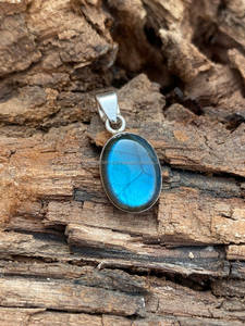 925 pendentif en argent Sterling bijoux Labradorite pierre de naissance à la main Chakra alignement pendentif pour colliers femmes cadeau de noël - Product Image 4