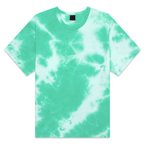 Camiseta Tie Dye Multicolor para Hombre, Corte Holgado, Estampada, Verano, Personalizable - Product Image 1