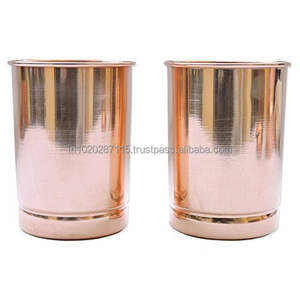 Verre de cuivre design pour servir des boissons jus de lait ou d'eau lors d'occasions familiales spéciales - Product Image 6