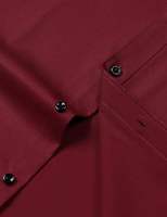 Kemeja Kerja Pria Lengan Setengah dengan Logo Custom, Seragam Kantor Profesional, Bahan Poplin Bernapas, Kancing, Kasual Bisnis Premium, ODM