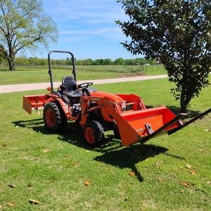 รถแทรกเตอร์ KUBOTA รุ่นใหม่ B2601 ขับเคลื่อน 4 ล้อ สำหรับทำสวน ตัดหญ้า พร้อมที่ตักด้านหน้า และชุดโรตารี่ - Product Image 2