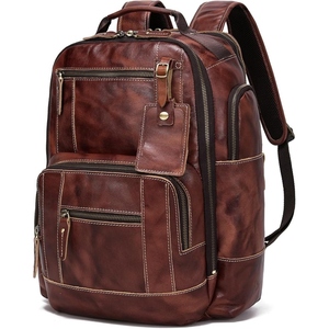 Mochila de cuero genuino para mujer de inspiración europea, minimalista, de moda, para viajes, oficina, uso diario, bolso de cuero premium. - Product Image 4