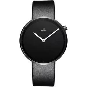 BARRY POLO 2025 Reloj <span class=keywords><strong>de</strong></span> cuarzo minimalista para hombre Nueva llegada Correa <span class=keywords><strong>de</strong></span> cuero con caja <span class=keywords><strong>de</strong></span> aleación y ventana <span class=keywords><strong>de</strong></span> esfera <span class=keywords><strong>de</strong></span> vidrio Logotipo personalizable - Product Image 3