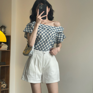 Conjunto de Pantalones Cortos para Mujer de la Mejor Calidad, Corte Regular, Cintura Alta, Transpirables, 100% Algodón, Ecológicos, Fabricante Vietnamita - Product Image 5