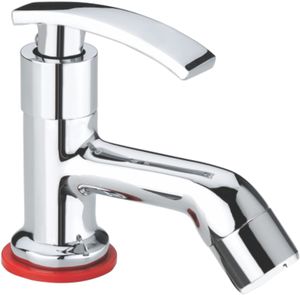 Pillar cock brass chrome plated wall mounted bib <b>tap</b> <b>washing</b> <b>machine</b> water <b>tap</b> cold bathroom basin faucet hot water dispenser - Product Image 2