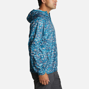 Chaqueta Cortavientos con Capucha para Hombre, Ligera, Impermeable, Informal de Invierno, con Cierre Frontal, Transpirable, Cómoda para Uso Diario - Product Image 3