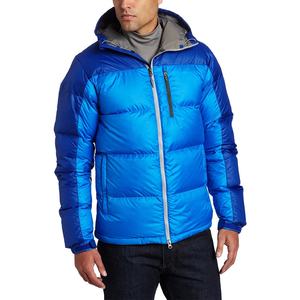 แจ็กเก็ตแฟชั่นสำหรับฤดูหนาวของผู้ชายเสื้อขนเป็ดบุนวมสีอบอุ่นมีปกเสื้อ - Product Image 1