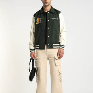 Veste universitaire de qualité supérieure pour hommes, style brodé avec boutons, veste de sport pour hommes, vente en ligne. - Product Image 6