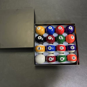 Ensemble complet de billes de <span class=keywords><strong>billard</strong></span> de qualité professionnelle 2-1/4'' en résine phénolique, 16 billes de taille réglementaire pour les sports de <span class=keywords><strong>billard</strong></span>, personnalisables - Product Image 4