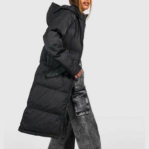 Women's Hooded Plus Size Puffer Jacket Winter Quilted <b>Bubble</b> <b>Coat</b> Long Sleeve Zipper Closure Casual Outdoor Wear 2026 - Product Image 4