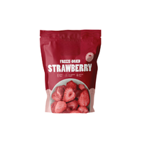 Bakkerij Dessert Drankjes Toepassingen Fabriek Toonaangevende Leverancier Premium Natuurlijke Fruit Smaak Vriesgedroogde Aardbeienplakjes