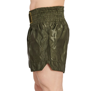 Shorts de boxe imprimés numériquement, logo et couleur personnalisés, 100% polyester, séchage rapide, anti-rétrécissement - Product Image 6