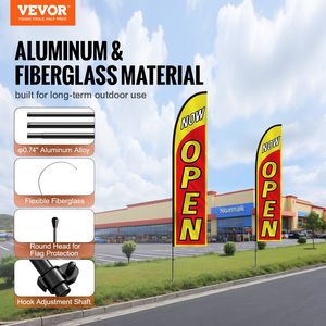 ชุดเสาธงโฆษณาธุรกิจแบบขนนก พร้อมธงขนนก 2 ชิ้น และเสา 2 เส้น - Product Image 2