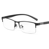 Montures de lunettes rectangulaires anti-lumière bleue pour le bureau, noir et bleu canon, en stock