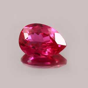Rubis de Birmanie rouge rosé, taille poire, pierre précieuse naturelle certifiée, haute clarté, qualité bijoux de luxe - Product Image 6