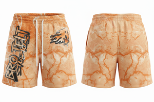 Nouveaux shorts en toile personnalisés tendance et à la mode, imprimés intégralement, respirants, à séchage rapide, pour hommes, couleur et taille personnalisées - Product Image 2