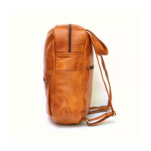 Sac à dos en cuir personnalisé à prix abordable, sacs pour ordinateur portable en cuir véritable, sacs à dos scolaires grande capacité, vente en gros - Product Image 1