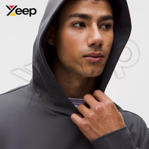 Sudadera con Capucha XEEP de Diseño Personalizado, Informal, de Invierno, con Bolsillo Frontal Estampado XC-MH-27, para Hombre, de Poliéster/Algodón, Corte Regular, Transpirable y de Secado Rápido - Product Image 3