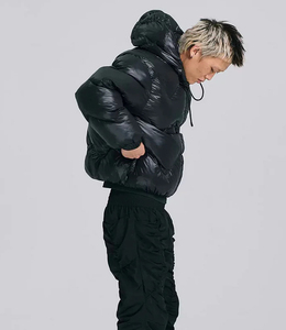 Custom Hooded Puffer <b>Jacket</b> Men Winter Quilted Insulated <b>Zip</b> <b>Up</b> Warm Lightweight Windproof Outdoor Casual <b>Jacket</b> OEM ODM - Product Image 3