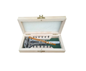 Ouvre-boîtier de montre en acier étanche de haute qualité, taille jumbo pour grandes montres, dans une boîte en bois - Outil de fabrication de bijoux haut de gamme - Product Image 2