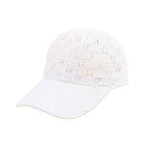 Gorra de béisbol de malla transpirable y impermeable estilo retro británico con perlas para mujer, venta al por mayor - Product Image 2