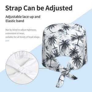 Unisex Cotton <b>Scrubs</b> Hats Quick Dry Breathable Sweat-Absorbent Elastic Section Customized Logo Hospital Use Wholesale - Product Image 5