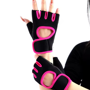 Guantes de Levantamiento de Pesas, para Entrenamiento de Fisicoculturismo, Deportes, Ejercicio, Guantes Deportivos Personalizados de Medio Dedo - Product Image 6
