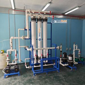 ระบบกรองน้ำอุตสาหกรรมอัลตราฟิลเตรชั่น AQUASHAKTI 10 เมตร/ชั่วโมง พร้อมเมมเบรนใยกลวง ความจุ 10000 ลิตรต่อชั่วโมง ผลิตในรัฐกูร์การัต - Product Image 2