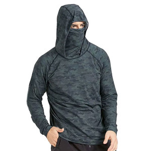 Customized High Quality UPF50 Quick-Drying UV <b>Moisture</b>-<b>Wicking</b> Long-Sleeved Performance Unisex Fishing <b>Shirts</b> 100% Polyester - Product Image 1
