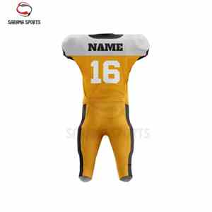 ชุดยูนิฟอร์มอเมริกันฟุตบอลสำหรับทีมดีไซน์ชั้นนำ รุ่นใหม่ ระบายอากาศได้ดี เหมาะสำหรับทุกเพศ - Product Image 3