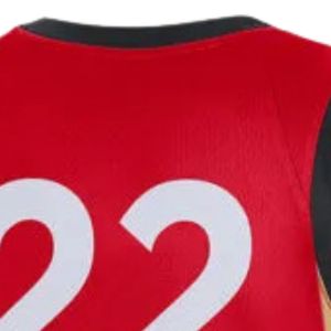 Maillot de basket-ball rouge et noir pour hommes, sans manches, uniforme d'équipe athlétique, vêtements de sport légers, respirants, pour entraînement et match - Product Image 5