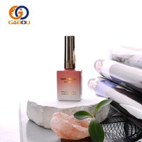 Vernis à ongles au design tendance, flacon à la mode, finition mate avec couvercle doré, impression personnalisée, différents pinceaux