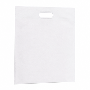 Bolsa de Compras Ecológica Blanca de Tela No Tejida con Corte en D, Elegante y Sencilla, para Empaquetado Promocional al por Mayor, Ideal para Bolsas de Regalo OEM - Product Image 6