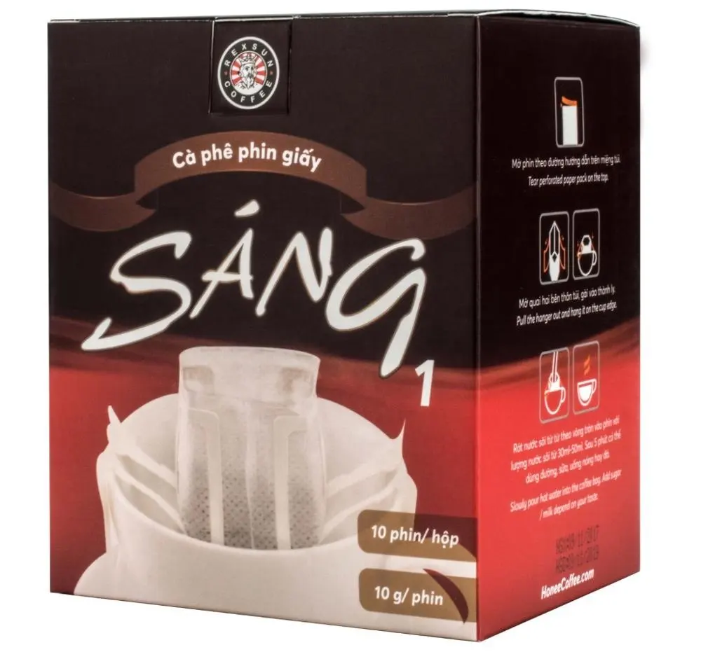 Vietnam Sang drip coffee - Coffee single serve paper filter coffee seadt to bring and drink any where