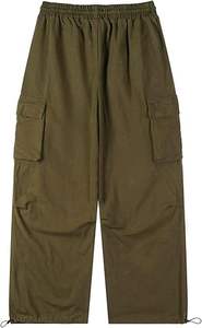 Pantalones Vaqueros Personalizados de Cintura Alta, Estilo Vintage, Desgastados, 100% Algodón, Estilo Urbano, con Bolsillos Convertibles, Estilo Cargo, Lavado Desgastado, para Hombre - Product Image 6