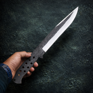 Carbon Steel Blank Blade <b>Knife</b> Handmade Durable Eco-Friendly Custom Size Ambidextrous <b>Safe</b> OEM/ODM - Product Image 3