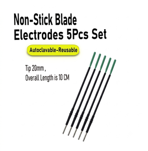 Electrodo de Cuchilla Reutilizable Antiadherente de 10 cm, Estilo Ellman Surgitron, Autoclavable, para Electrocirugía y Cauterización - Product Image 2