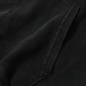Unisex Custom Y2K Goth Pullover Solid Lined Vintage Streetwear Style Oversized Winter Eco-Friendly 100% Cotton Fleece Breathable - Product Image 5