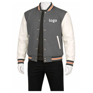 <b>Men</b> varsity <b>jacket</b> New American-style Padded Shoulder Cotton varsity <b>Jacket</b> solid Pattern custom logo printing varsity <b>jacket</b> - Product Image 6