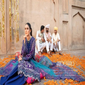 Stylish Luxury Chiffon 3-Piece Women's Party Dresses Beautiful Boutique Suits Riaz Arts Volume Jhoomro Indian Pakistani Clothing - Product Image 1