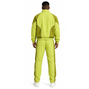 Conjunto Deportivo Cortavientos Personalizado en Colores y con Logotipo Impreso, Chaqueta con Cremallera y Pantalones de 2 Piezas, Impermeable, para Hombre - Product Image 3