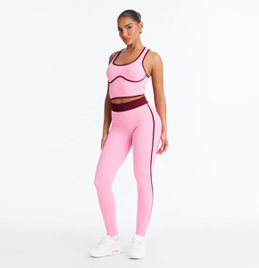 2-Piece Gym Fitness Women's Yoga Set High Waist Seamless <b>Slim</b> Fit Quick Dry Workout <b>Leggings</b> 2 Piece Sets - Product Image 1