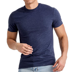 Camiseta de manga corta de rendimiento con logotipo personalizado de estilo moderno, venta directa de fábrica, camiseta informal de estilo urbano para hombre - Product Image 1
