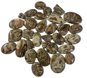 Cabujones de jaspe de café Natural de grado AAA, imagen hecha a mano, piedras preciosas de jaspe, piedras preciosas sueltas pulidas a mano para hacer joyas, mezcla - Product Image 2