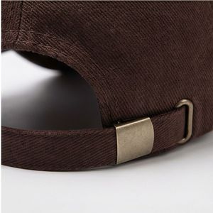 หมวกแก๊ปสีน้ำตาลขอบขาว หมวกเบสบอล หมวกแก๊ปผู้หญิง ดีไซน์ทันสมัย สไตล์ลำลอง สำหรับผู้ชาย ทั่วไป ทันสมัย ใส่สบาย ผ้าฝ้าย - Product Image 6