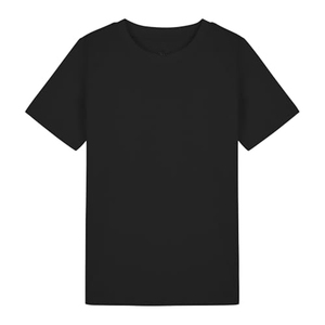 Camiseta Básica Unisex de Algodón Blanco para Regreso a Clases, Manga Corta, Cuello Redondo, para Niños y Niñas - Product Image 5