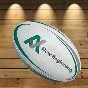 Balón de Rugby Profesional Talla 5 Cosido a Mano con Agarre de Élite Certificado para Torneos y Clubes Profesionales - Product Image 3